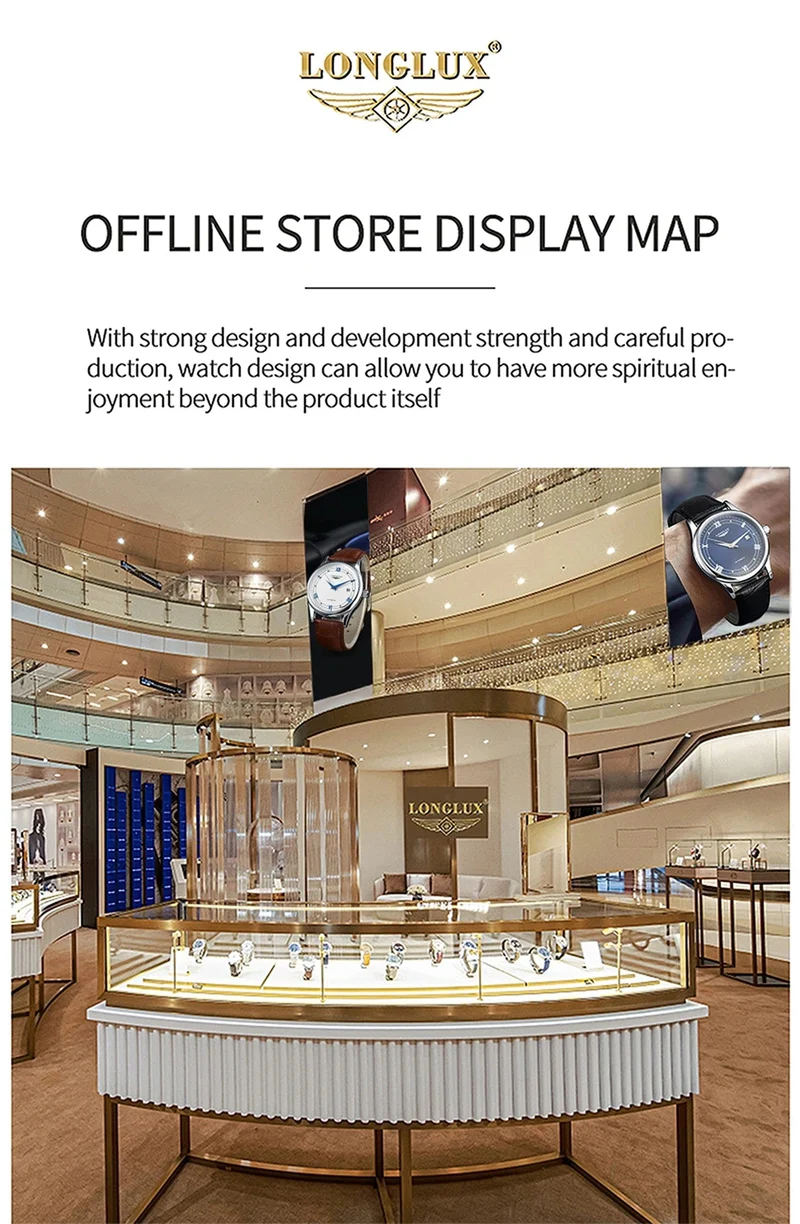 Mann uhr automatische bewegung römischen stil großhandel automatische uhr leder wasserdicht datum LONGLUX mechanische armbanduhren