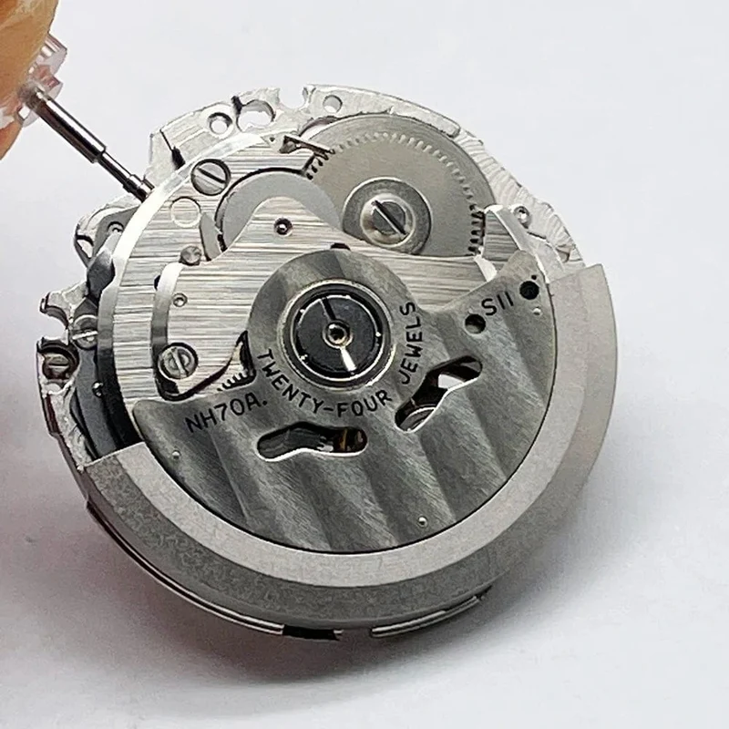 Japan Original NH70 NH70A Mechanisches Uhrwerk mit 24 Steinen, Skelett-Mechanismus-Modifikation, automatisches Uhrwerk ersetzen