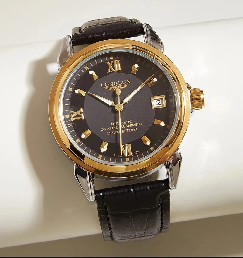 Herrenuhr mit Automatikwerk ist eine ideale Wahl für Business, Freizeit, Dating und jeden Anlass mit einem Kalender als Geschenk