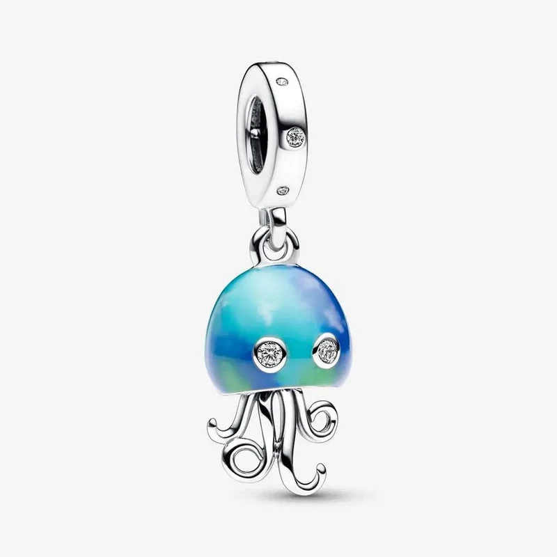 2024 neuer Meerjungfrau-Charm 925 Silber K Gold Spanische Bärenperlen Passend für Pandora Original 925 Armbandperlen Schmuckherstellung
