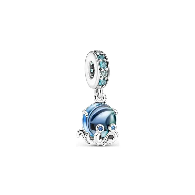 2024 neuer Meerjungfrau-Charm 925 Silber K Gold Spanische Bärenperlen Passend für Pandora Original 925 Armbandperlen Schmuckherstellung