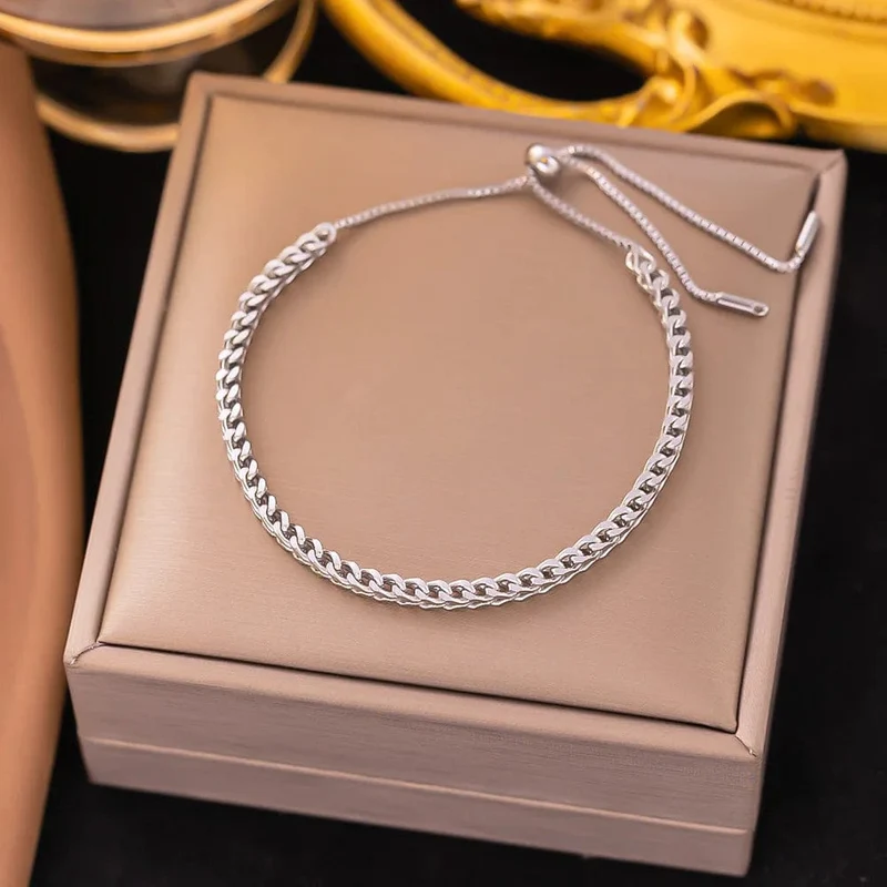 Edelstahl Stahl Farbe frauen Armband Liebe Herz Charme Hand Kette Mode Trendy Armreif Partei Schmuck Geschenke Neue Großhandel