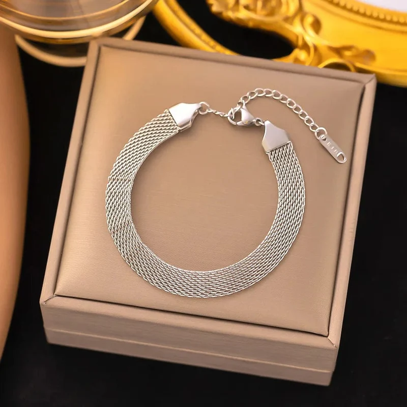 Edelstahl Stahl Farbe frauen Armband Liebe Herz Charme Hand Kette Mode Trendy Armreif Partei Schmuck Geschenke Neue Großhandel