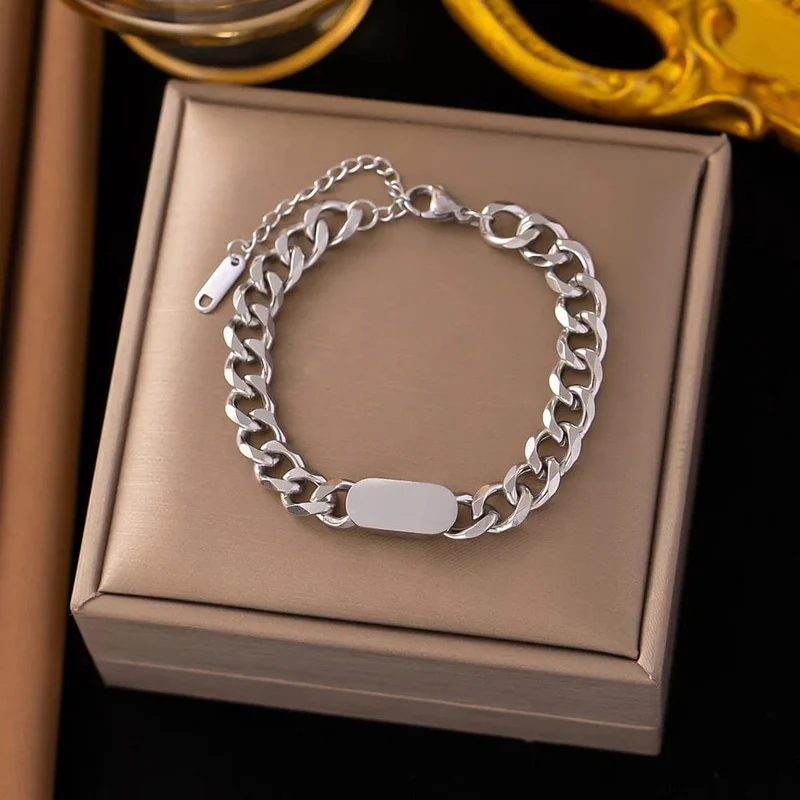 Edelstahl Stahl Farbe frauen Armband Liebe Herz Charme Hand Kette Mode Trendy Armreif Partei Schmuck Geschenke Neue Großhandel