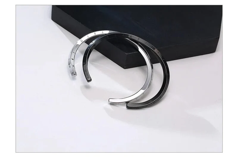Vnox Retro Nordic Vikings Manschettenarmreif Armbänder für Männer, Edelstahl Mobius Nordische Mythologie Runen Amulett Schmuck Papa Geschenk