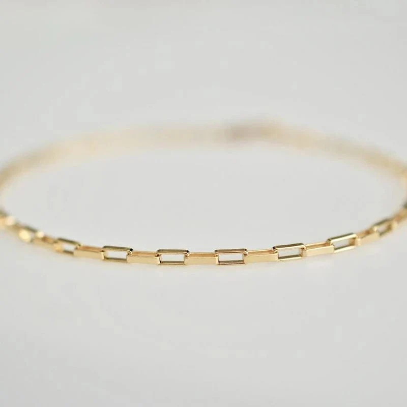14K Gold gefülltes Kettenarmband, handgefertigter Schmuck, Boho-Charm-Armbänder, Vintage-Fußkettchen für Frauen, Brautjungfern-Geschenk, Goldarmband