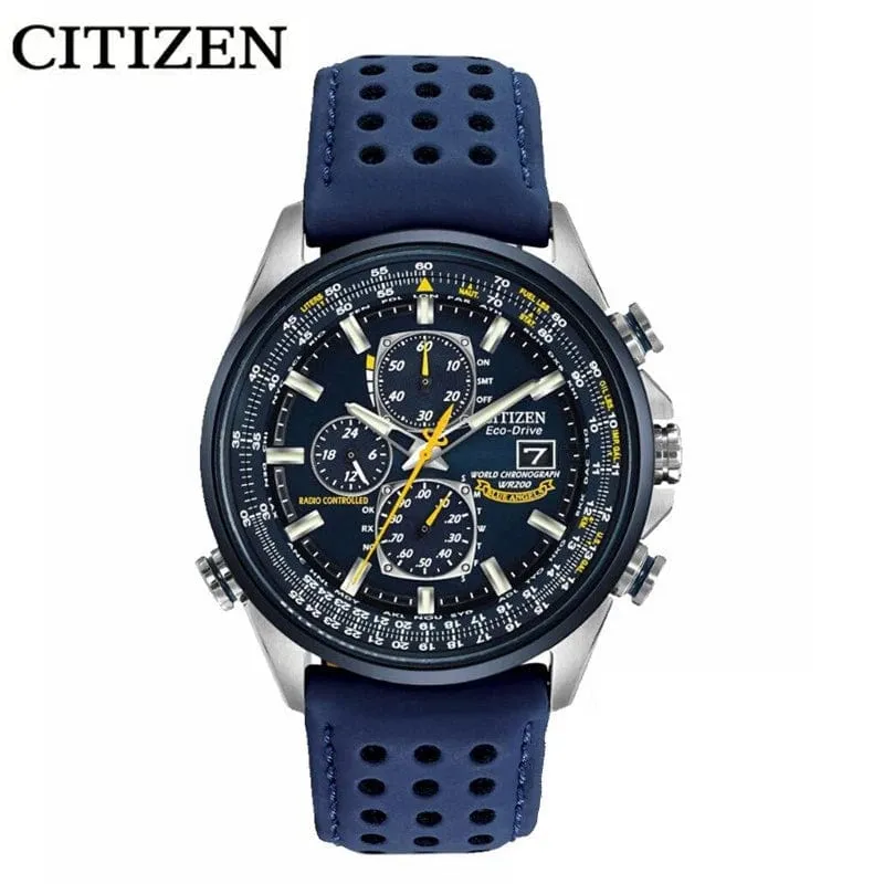 CITIZEN Herrenuhren Luxus Trend Quarzuhr Leuchtender Kalender Wasserdicht Multifunktion Ausgefallene Runde Automatikuhr Edelstahl