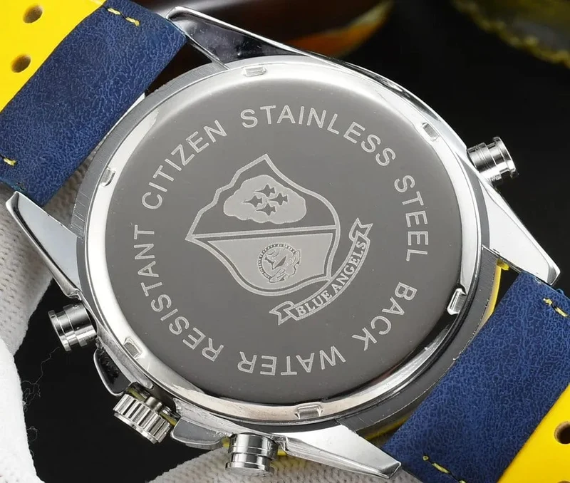 CITIZEN Herrenuhren Luxus Trend Quarzuhr Leuchtender Kalender Wasserdicht Multifunktion Ausgefallene Runde Automatikuhr Edelstahl