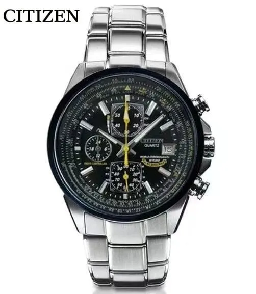 CITIZEN Herrenuhren Luxus Trend Quarzuhr Leuchtender Kalender Wasserdicht Multifunktion Ausgefallene Runde Automatikuhr Edelstahl