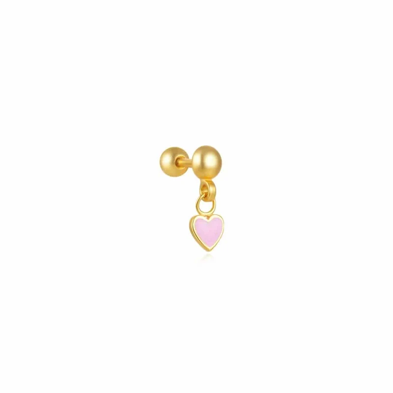 Aide 1 stück 925 Sterling Silber Mini Zirkon Dicke Flache Schraube Zurück Drop Ohrringe Für Frauen K Gold Piercing Stud Ohrringe schmuck