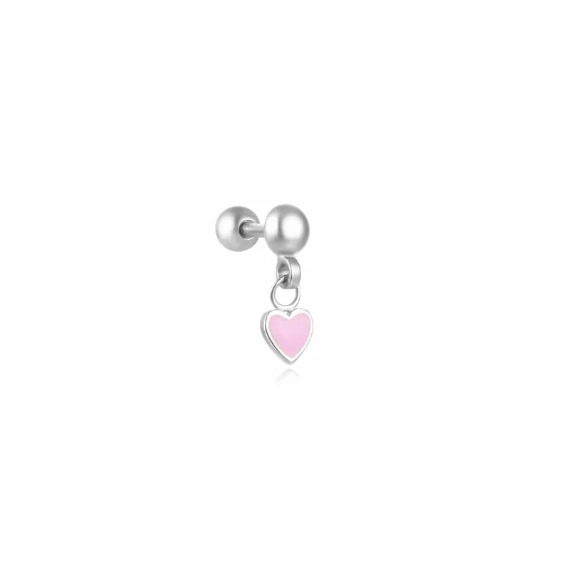 Aide 1 stück 925 Sterling Silber Mini Zirkon Dicke Flache Schraube Zurück Drop Ohrringe Für Frauen K Gold Piercing Stud Ohrringe schmuck