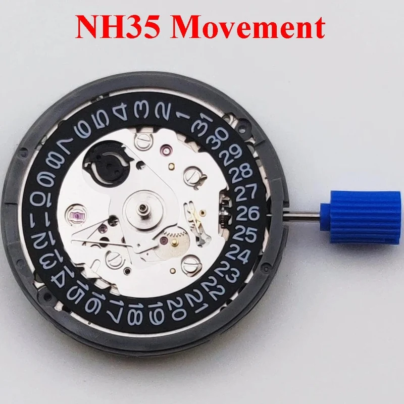 NH35 Bewegung Hohe Genauigkeit Automatische Mechanische Uhr Handgelenk Tag Datum Armbanduhren Handgelenk 3.0 oder 3.8 uhr Krone