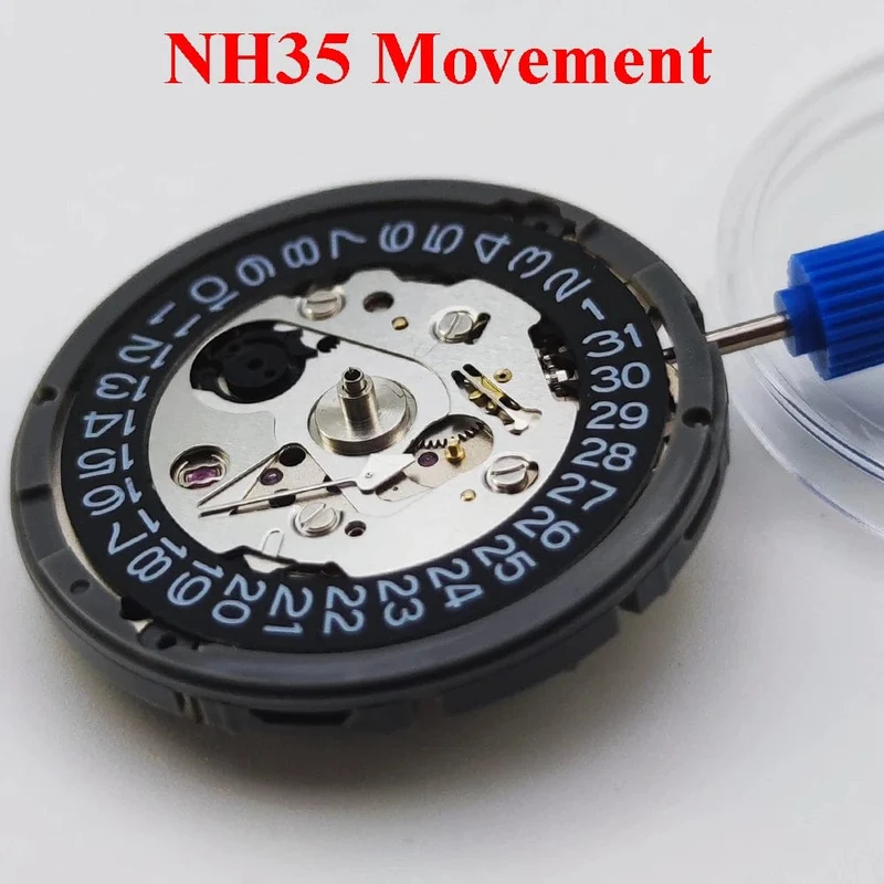 NH35 Bewegung Hohe Genauigkeit Automatische Mechanische Uhr Handgelenk Tag Datum Armbanduhren Handgelenk 3.0 oder 3.8 uhr Krone