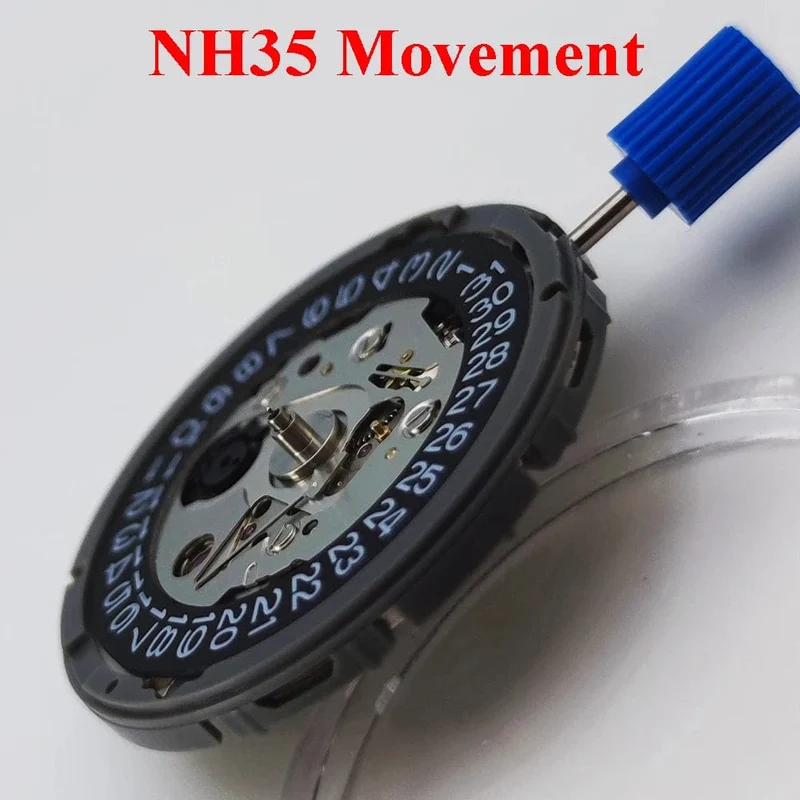 NH35 Bewegung Hohe Genauigkeit Automatische Mechanische Uhr Handgelenk Tag Datum Armbanduhren Handgelenk 3.0 oder 3.8 uhr Krone