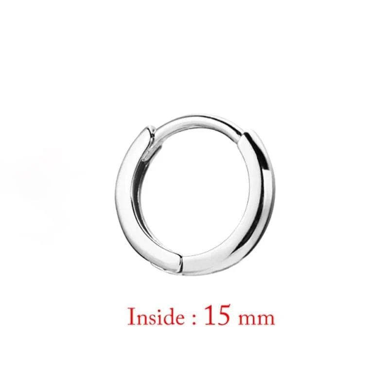 Einzelne minimale, goldfarbene, winzige Knorpel-Creolen, glänzende Ohrringe, Piercing-Accessoire, trendige kleine Huggie-Creolen für Frauen für Männer