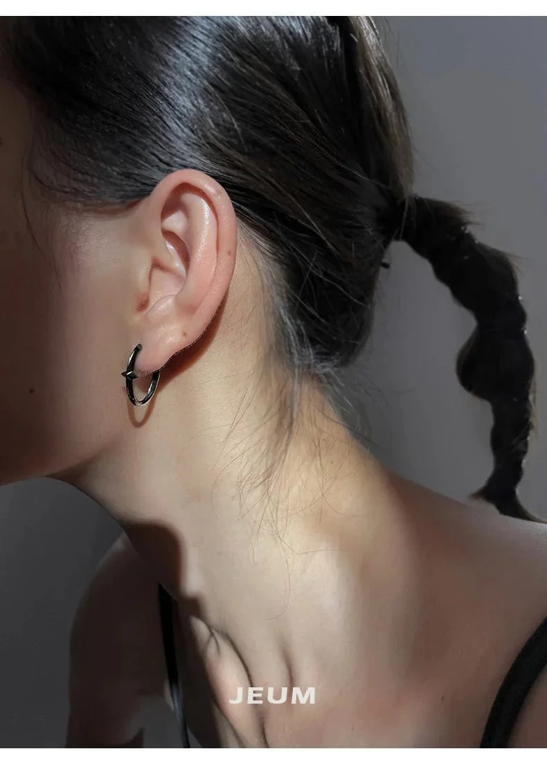 Neu 925 Sterling Silber Ohrringe Kleine Stern Ohrringe Weiblichen Charme Schmuck Geschenk