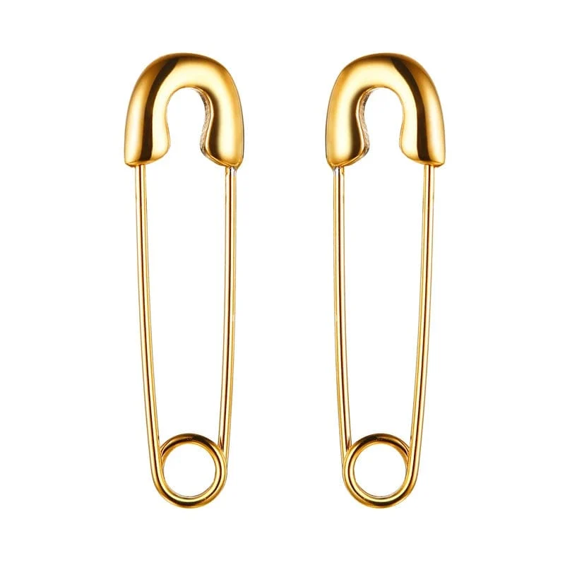 Stilvolle geometrische Creolen für Damen und Mädchen, Edelstahl, minimalistisch und elegant
