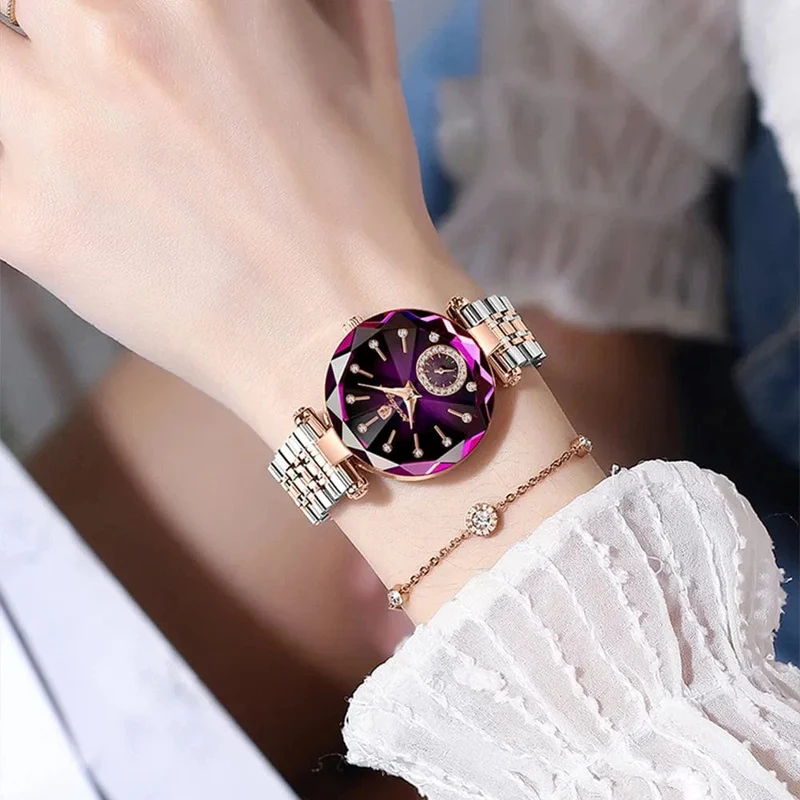 POEDAGAR Luxus Frau Armbanduhr Elegante Wasserdichte Edelstahl Uhr für Damen Kleid Diamant Quarz frauen Uhren Reloj