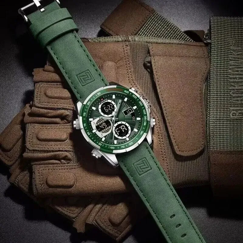 NAVIFORCE Mode Militär Uhren für Männer Luxus Original Sport Chronograph Uhr Wasserdicht Quarz Armbanduhr Uhr Geschenk