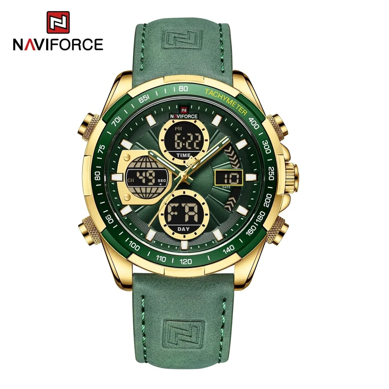 NAVIFORCE Mode Militär Uhren für Männer Luxus Original Sport Chronograph Uhr Wasserdicht Quarz Armbanduhr Uhr Geschenk