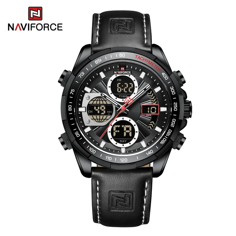 NAVIFORCE Mode Militär Uhren für Männer Luxus Original Sport Chronograph Uhr Wasserdicht Quarz Armbanduhr Uhr Geschenk