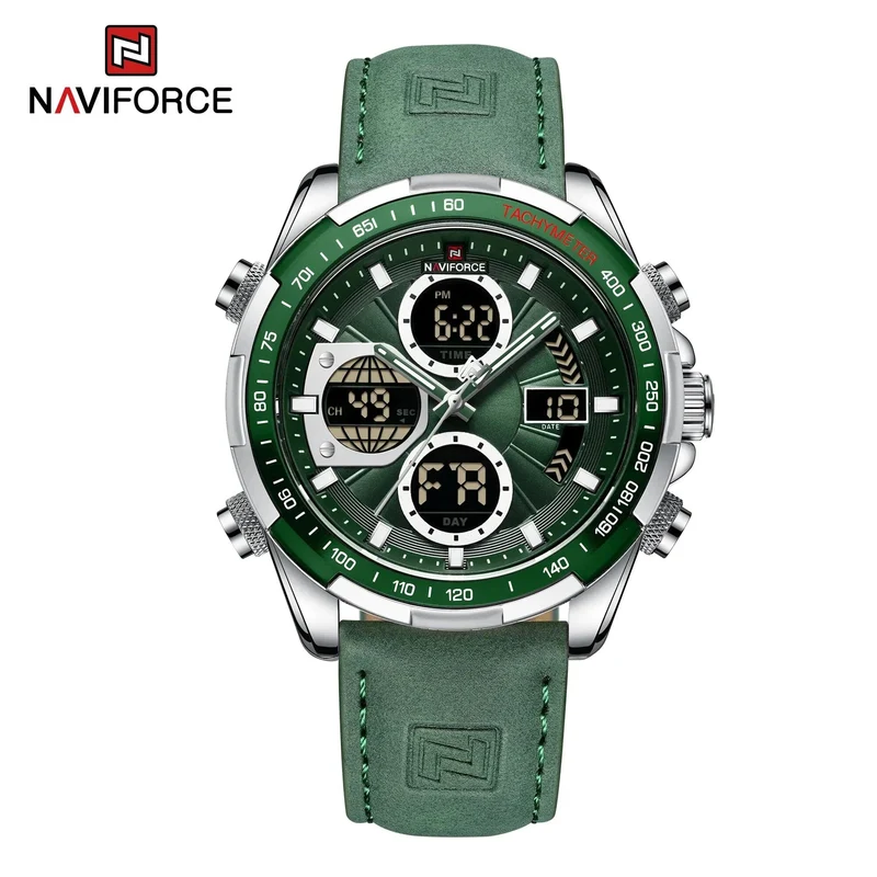 NAVIFORCE Mode Militär Uhren für Männer Luxus Original Sport Chronograph Uhr Wasserdicht Quarz Armbanduhr Uhr Geschenk