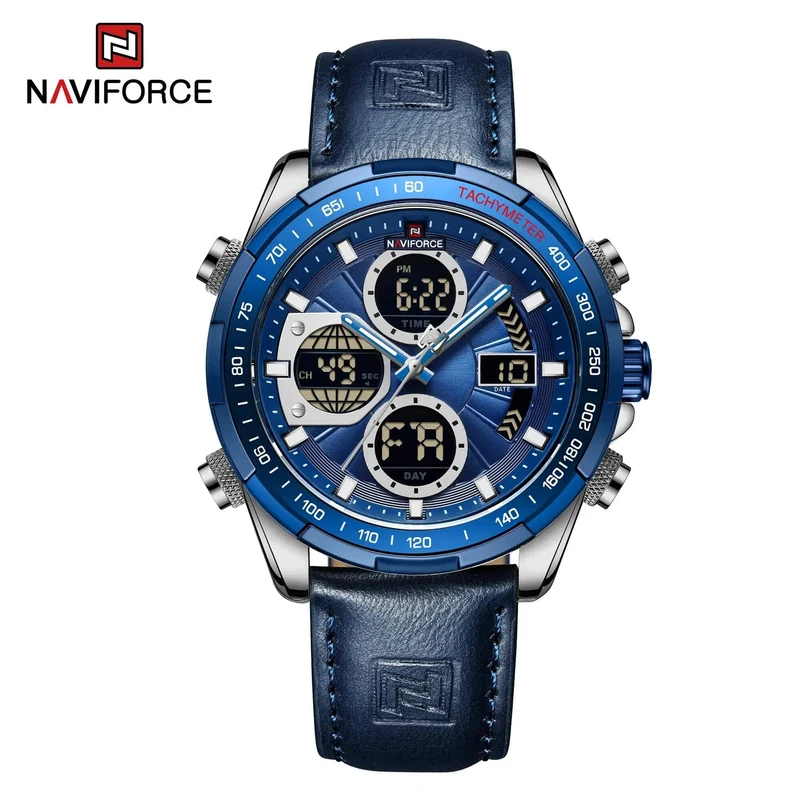 NAVIFORCE Mode Militär Uhren für Männer Luxus Original Sport Chronograph Uhr Wasserdicht Quarz Armbanduhr Uhr Geschenk