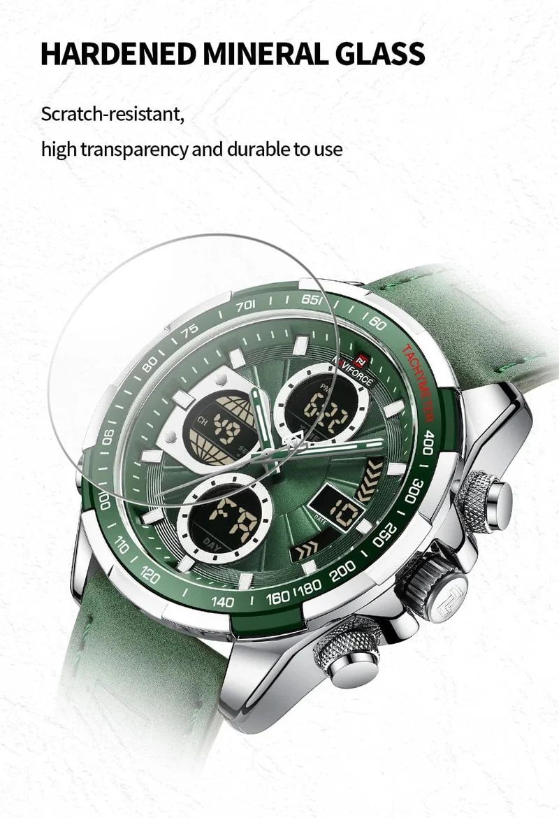 NAVIFORCE Mode Militär Uhren für Männer Luxus Original Sport Chronograph Uhr Wasserdicht Quarz Armbanduhr Uhr Geschenk
