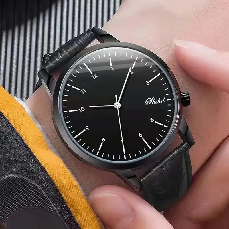 WOKAI hohe qualität casual herren gürtel quarzuhr klassische retro römischen einfachen stil business männlichen studenten elektronische uhr