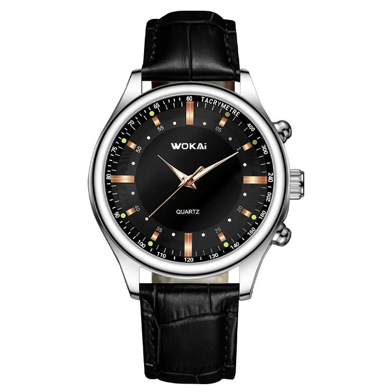 WOKAI hohe qualität casual herren gürtel quarzuhr klassische retro römischen einfachen stil business männlichen studenten elektronische uhr