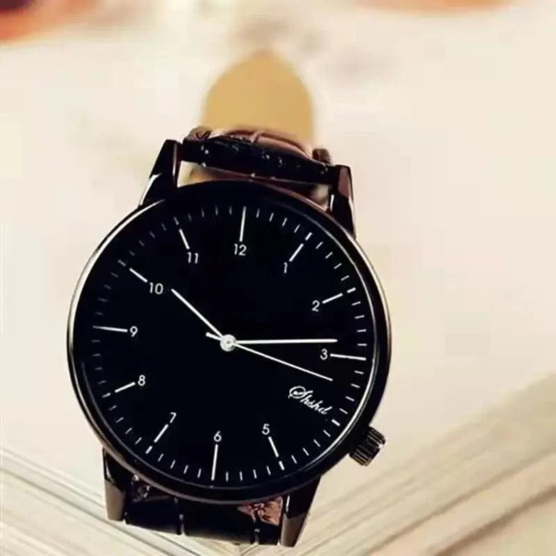 WOKAI hohe qualität casual herren gürtel quarzuhr klassische retro römischen einfachen stil business männlichen studenten elektronische uhr