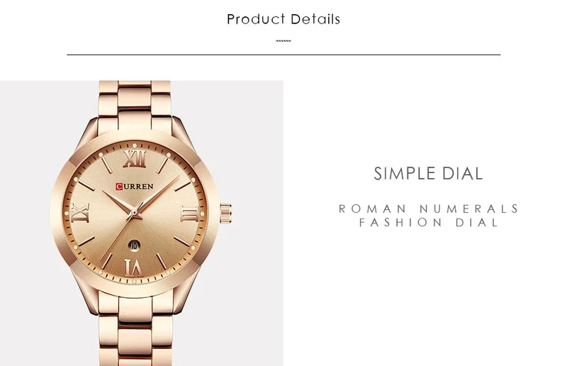CURREN Gold Uhr Frauen Uhren Damen Kreative Stahl Damen Armbanduhren Weibliche Uhr Relogio Feminino Montre Femme