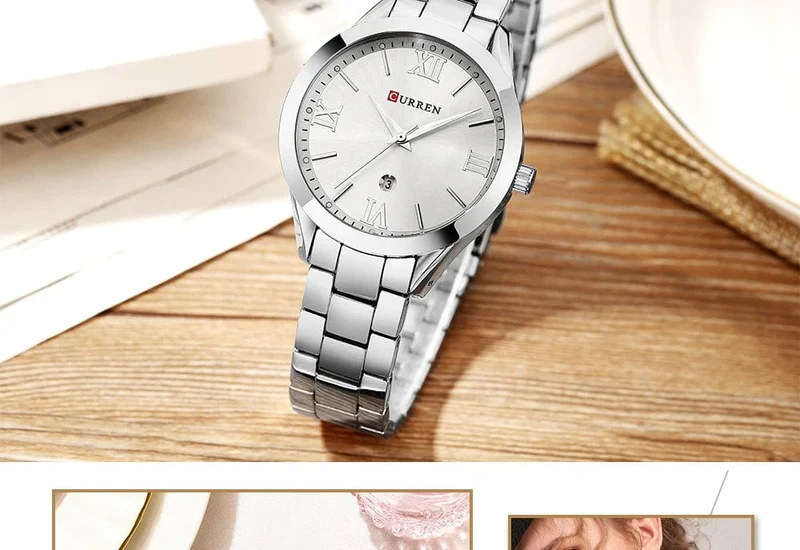 CURREN Gold Uhr Frauen Uhren Damen Kreative Stahl Damen Armbanduhren Weibliche Uhr Relogio Feminino Montre Femme