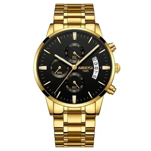 NIBOSI Herrenuhren Luxus Top-Marke Relogio Masculino Berühmte Herrenmode Casual Dress Watch Militär Quarz Armbanduhren Saat