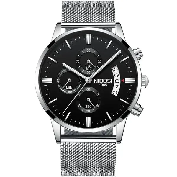 NIBOSI Herrenuhren Luxus Top-Marke Relogio Masculino Berühmte Herrenmode Casual Dress Watch Militär Quarz Armbanduhren Saat