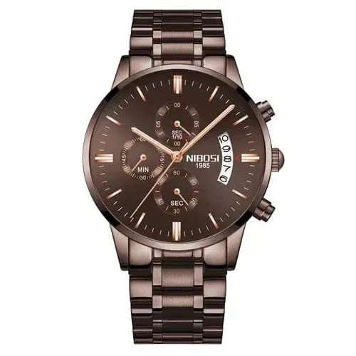 NIBOSI Herrenuhren Luxus Top-Marke Relogio Masculino Berühmte Herrenmode Casual Dress Watch Militär Quarz Armbanduhren Saat