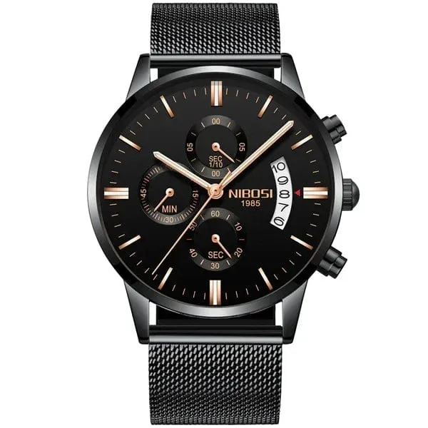 NIBOSI Herrenuhren Luxus Top-Marke Relogio Masculino Berühmte Herrenmode Casual Dress Watch Militär Quarz Armbanduhren Saat