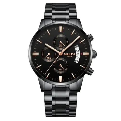 NIBOSI Herrenuhren Luxus Top-Marke Relogio Masculino Berühmte Herrenmode Casual Dress Watch Militär Quarz Armbanduhren Saat