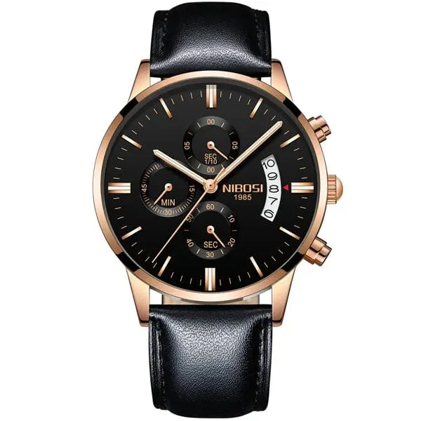NIBOSI Herrenuhren Luxus Top-Marke Relogio Masculino Berühmte Herrenmode Casual Dress Watch Militär Quarz Armbanduhren Saat