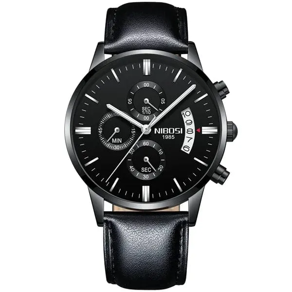 NIBOSI Herrenuhren Luxus Top-Marke Relogio Masculino Berühmte Herrenmode Casual Dress Watch Militär Quarz Armbanduhren Saat