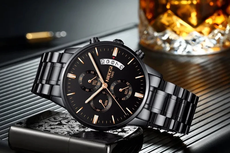 NIBOSI Herrenuhren Luxus Top-Marke Relogio Masculino Berühmte Herrenmode Casual Dress Watch Militär Quarz Armbanduhren Saat