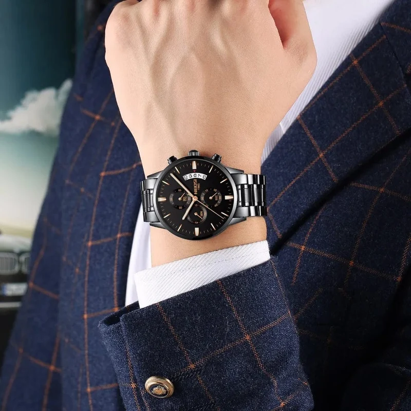 NIBOSI Herrenuhren Luxus Top-Marke Relogio Masculino Berühmte Herrenmode Casual Dress Watch Militär Quarz Armbanduhren Saat