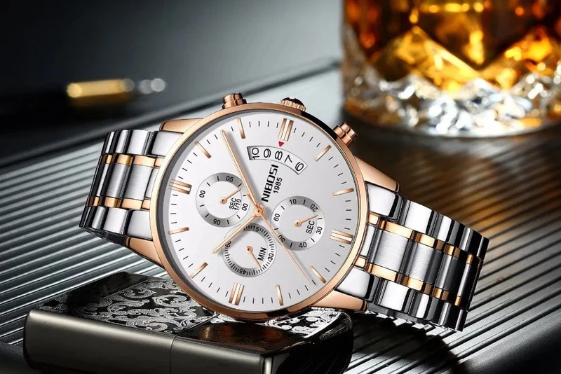 NIBOSI Herrenuhren Luxus Top-Marke Relogio Masculino Berühmte Herrenmode Casual Dress Watch Militär Quarz Armbanduhren Saat