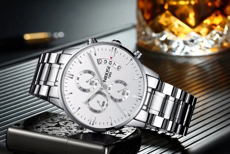 NIBOSI Herrenuhren Luxus Top-Marke Relogio Masculino Berühmte Herrenmode Casual Dress Watch Militär Quarz Armbanduhren Saat
