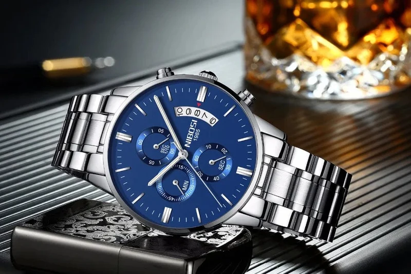 NIBOSI Herrenuhren Luxus Top-Marke Relogio Masculino Berühmte Herrenmode Casual Dress Watch Militär Quarz Armbanduhren Saat