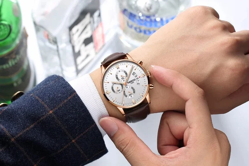 NIBOSI Herrenuhren Luxus Top-Marke Relogio Masculino Berühmte Herrenmode Casual Dress Watch Militär Quarz Armbanduhren Saat