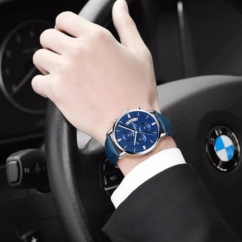 NIBOSI Herrenuhren Luxus Top-Marke Relogio Masculino Berühmte Herrenmode Casual Dress Watch Militär Quarz Armbanduhren Saat