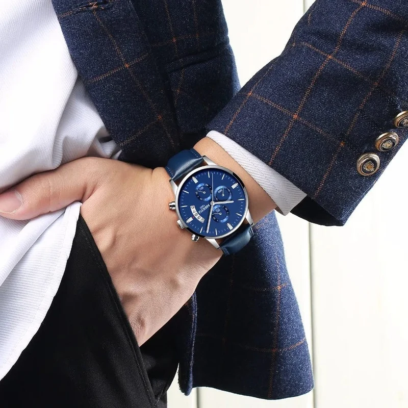 NIBOSI Herrenuhren Luxus Top-Marke Relogio Masculino Berühmte Herrenmode Casual Dress Watch Militär Quarz Armbanduhren Saat