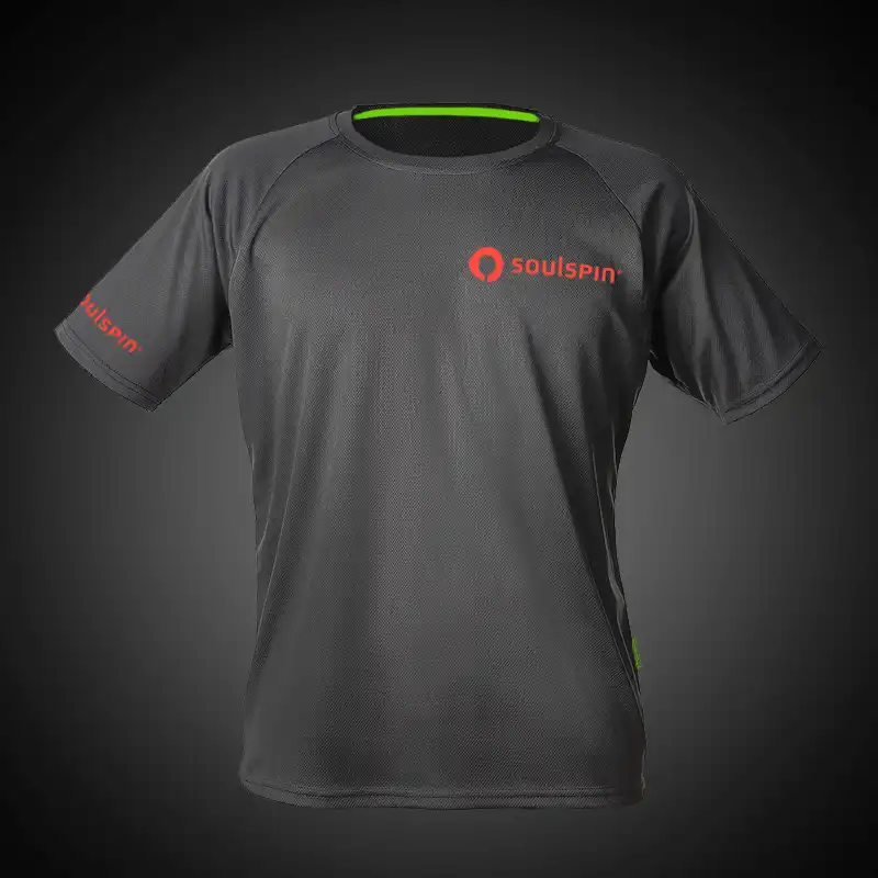 Tischtennis Trikot anthrazit + neon orange
