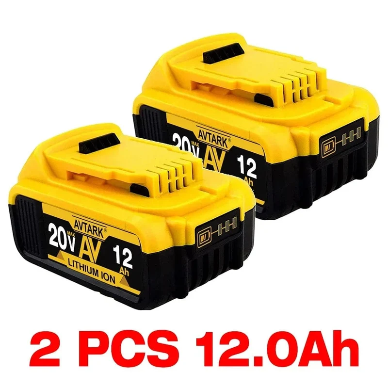 DCB200 20-V-Batterie Kompatibel mit Dewalt-Elektrowerkzeugen 18 V 12 Ah wiederaufladbare Lithiumbatterien für Elektrowerkzeuge 20 V 18 Volt 18 V 12 Ah